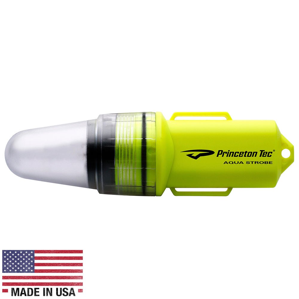 Princeton Tec Aqua Strobe LED - Neon Yellow - Marine Parts OnlyMarine SafetyPrinceton Tec