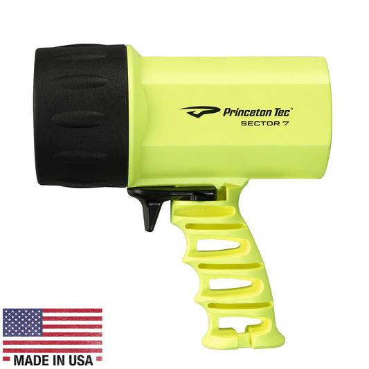 Princeton Tec Sector 7 LED Spotlight - Neon Yellow - Marine Parts OnlyOutdoorPrinceton Tec
