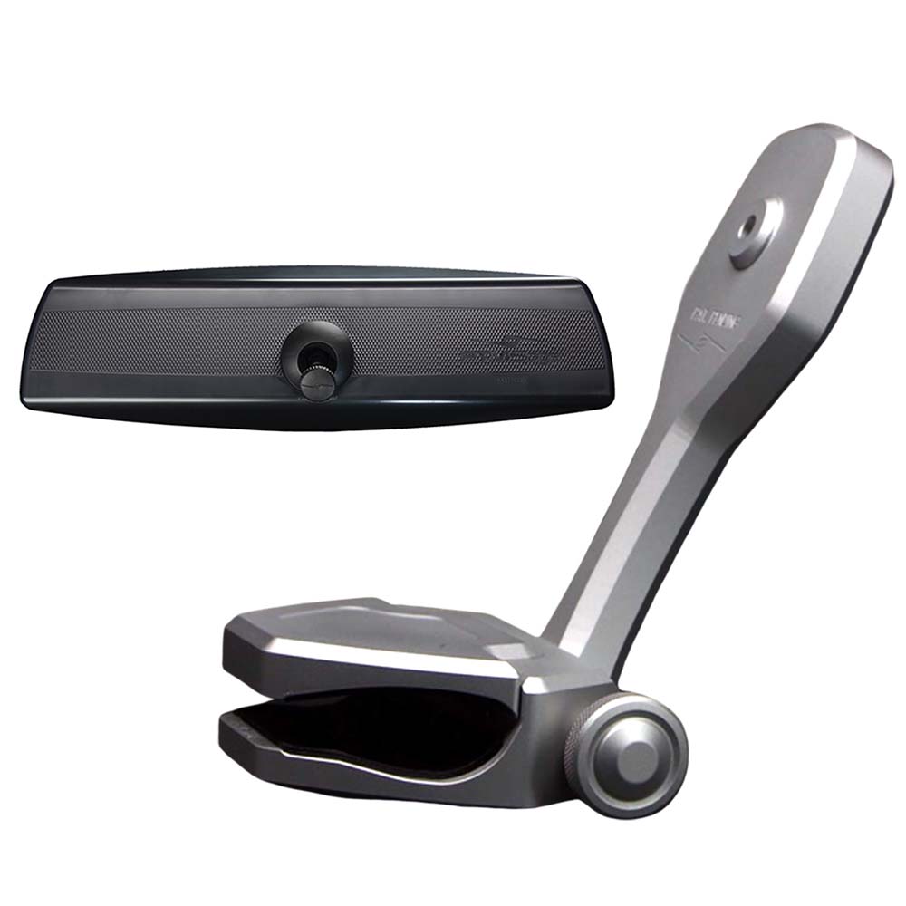 PTM Edge Mirror/Bracket Kit w/VR - 140 PRO Mirror &amp; ZXR - 320 (Silver) - Marine Parts OnlyBoat OutfittingPTM Edge