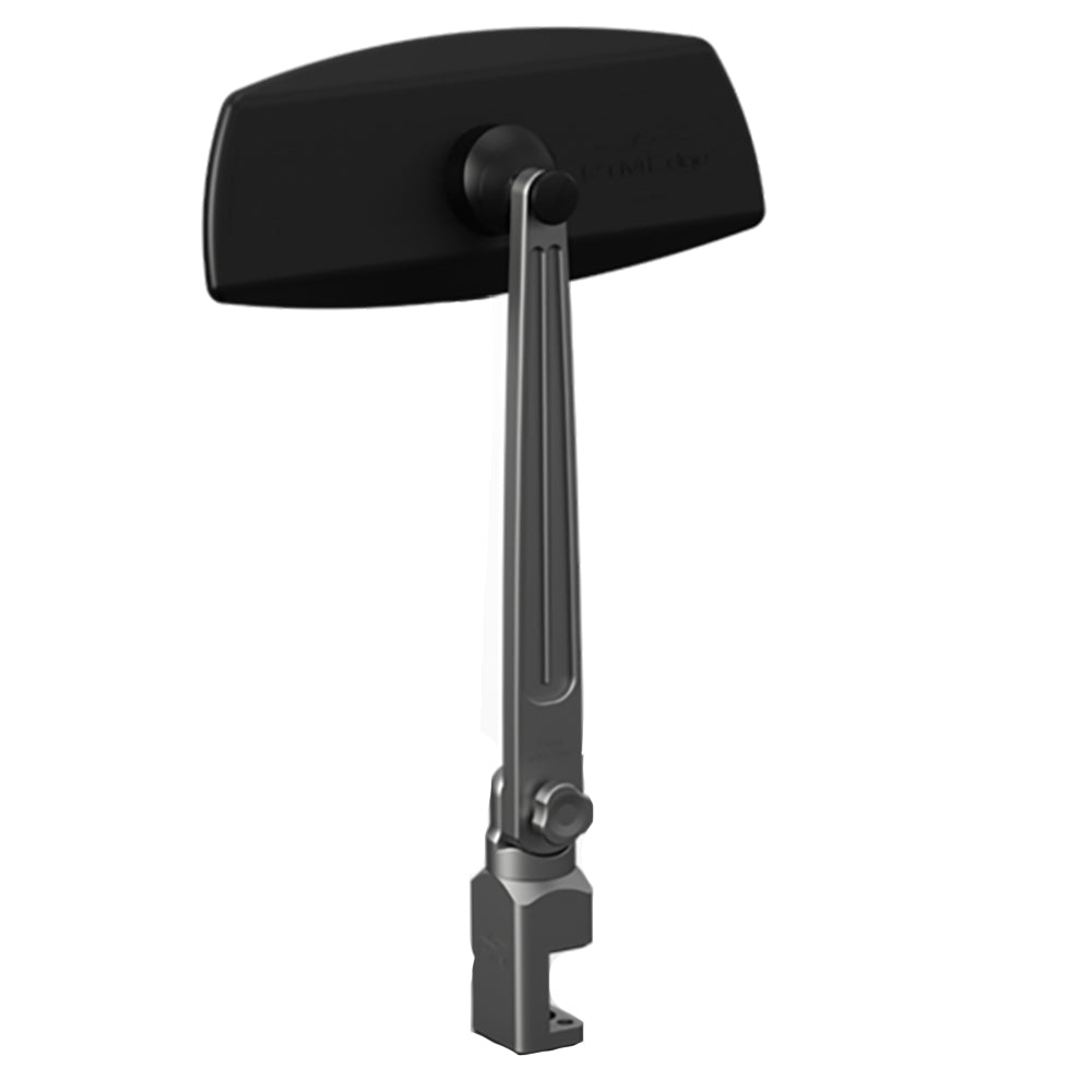 PTM Edge Pontoon Mirror/Bracket Kit w/VR - 100 Pro &amp; PCX - 200 (Titanium Grey) - Marine Parts OnlyBoat OutfittingPTM Edge