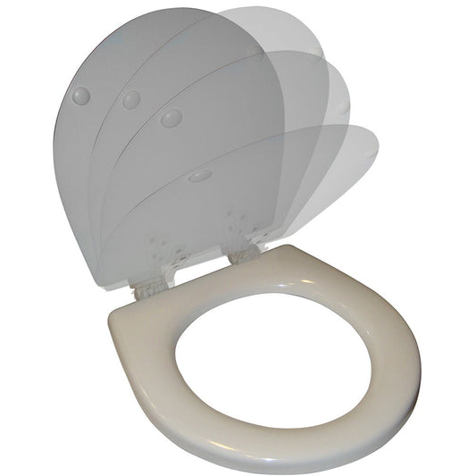Raritan Slow Close Seat & Cover - White - Marine Parts OnlyMarine Plumbing & VentilationRaritan