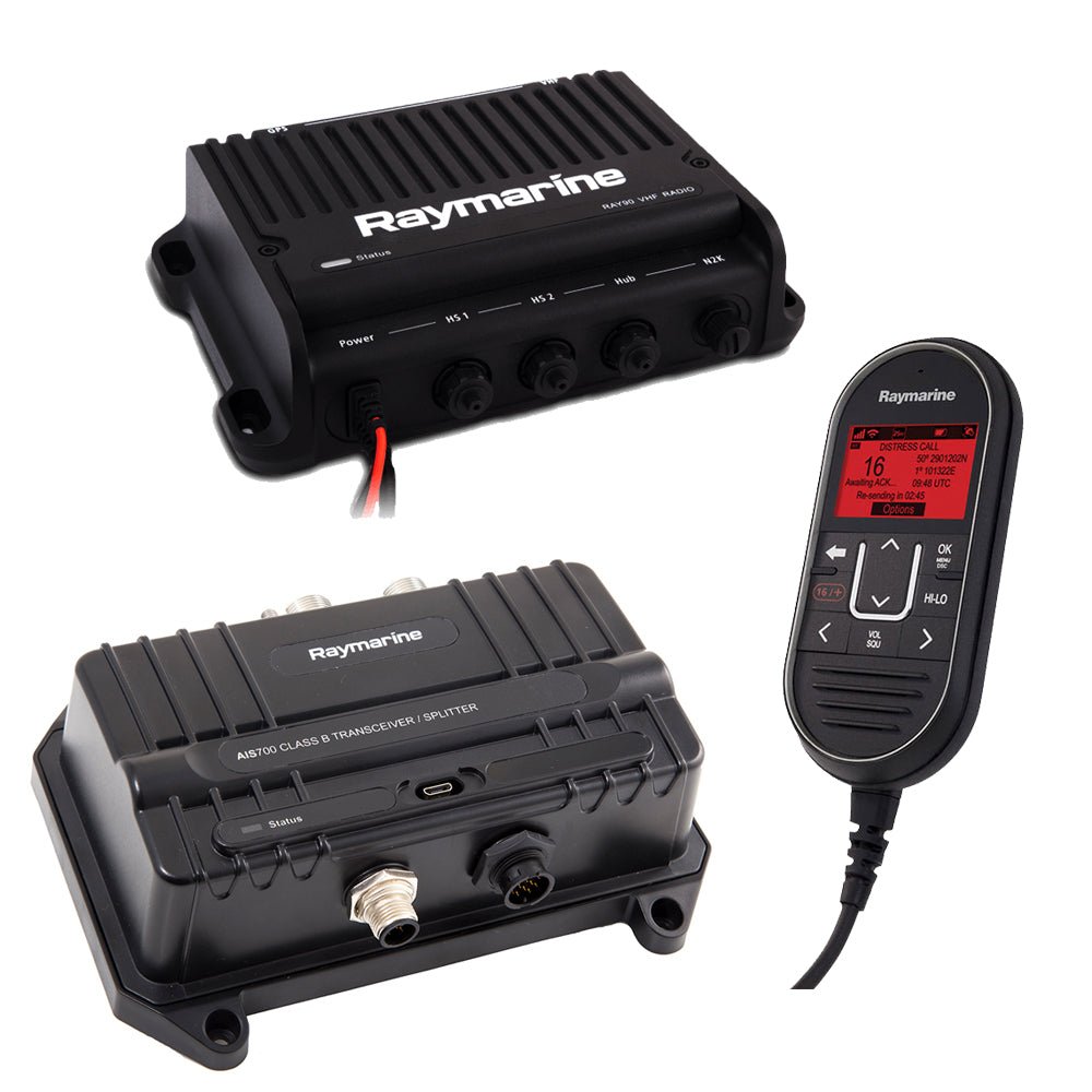 Raymarine Ray90 VHF Radio &amp; AIS700 Bundle - Marine Parts OnlyMarine Navigation & InstrumentsRaymarine