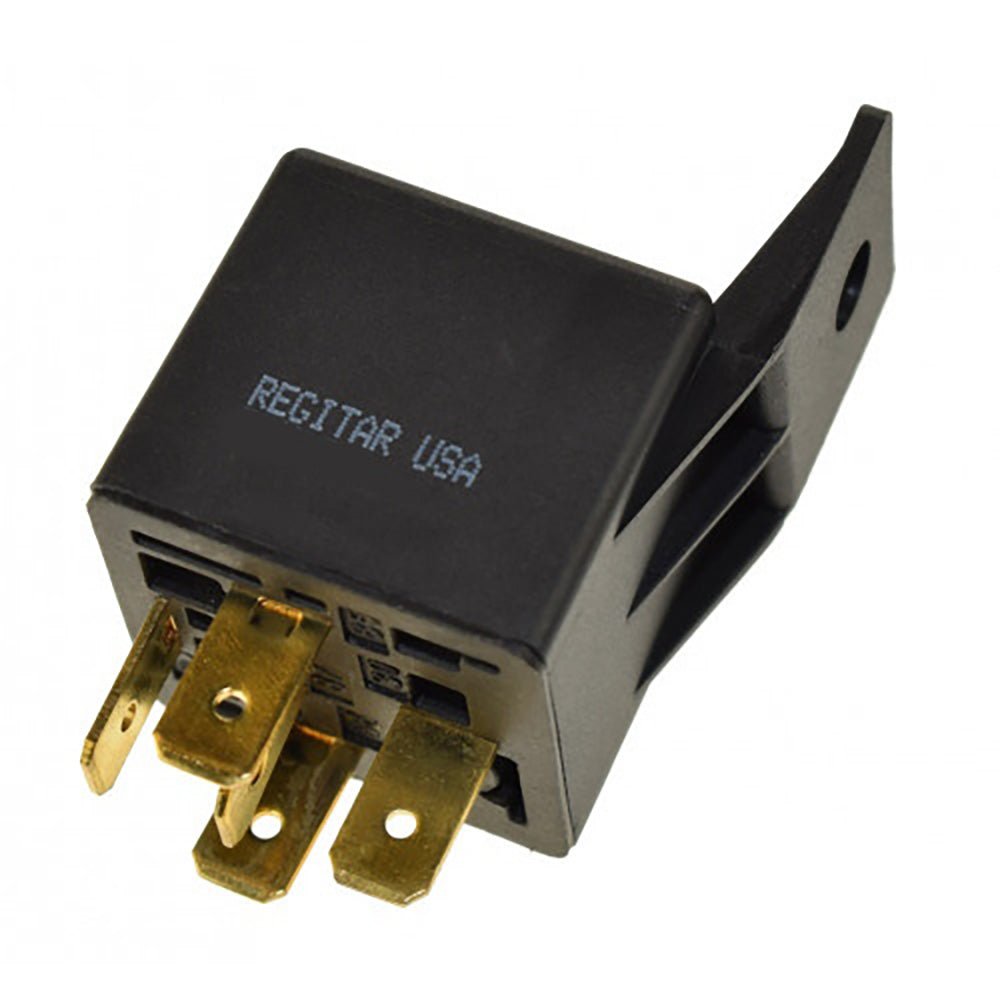 Regitar USA Relay w/Tab f/Most Engines: 30AMP, 5 Terminal, Single Pole/Double Throw - Marine Parts OnlyEngine Parts & ServiceRegitar U.S.A.