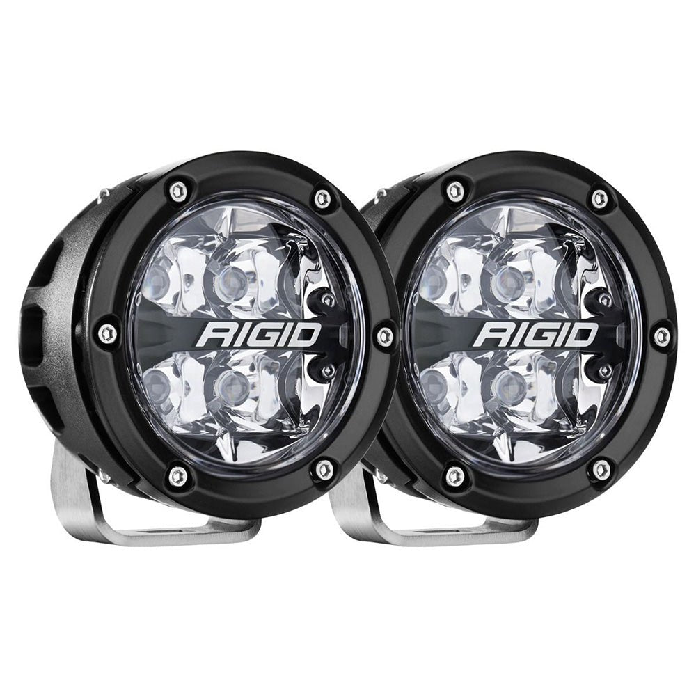 RIGID Industries 360 - Series RGBW 4" Offroad Spot Beam w/RGBW Backlight Pods - Set of 2 - Marine Parts OnlyAutomotive/RVRIGID Industries
