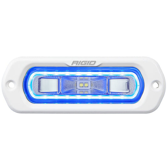 RIGID Industries SR - L Series Marine Spreader Light - White Flush Mount - White Light w/Blue Halo - Marine Parts OnlyLightingRIGID Industries