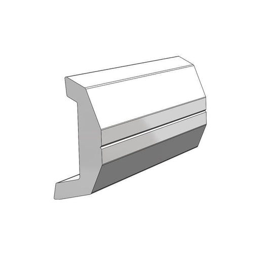 RIGID RUB RAIL ARCTIC WHITE 20 - Marine Parts OnlyTACO METALS
