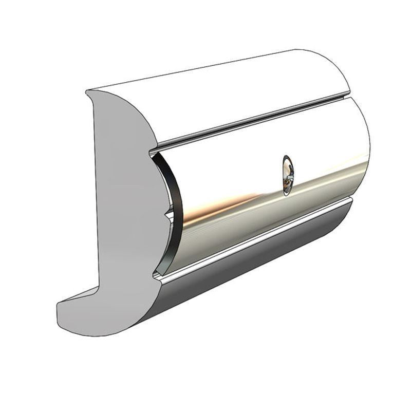 RIGID RUB RAIL FROSTY WHITE 20 - Marine Parts OnlyTACO METALS