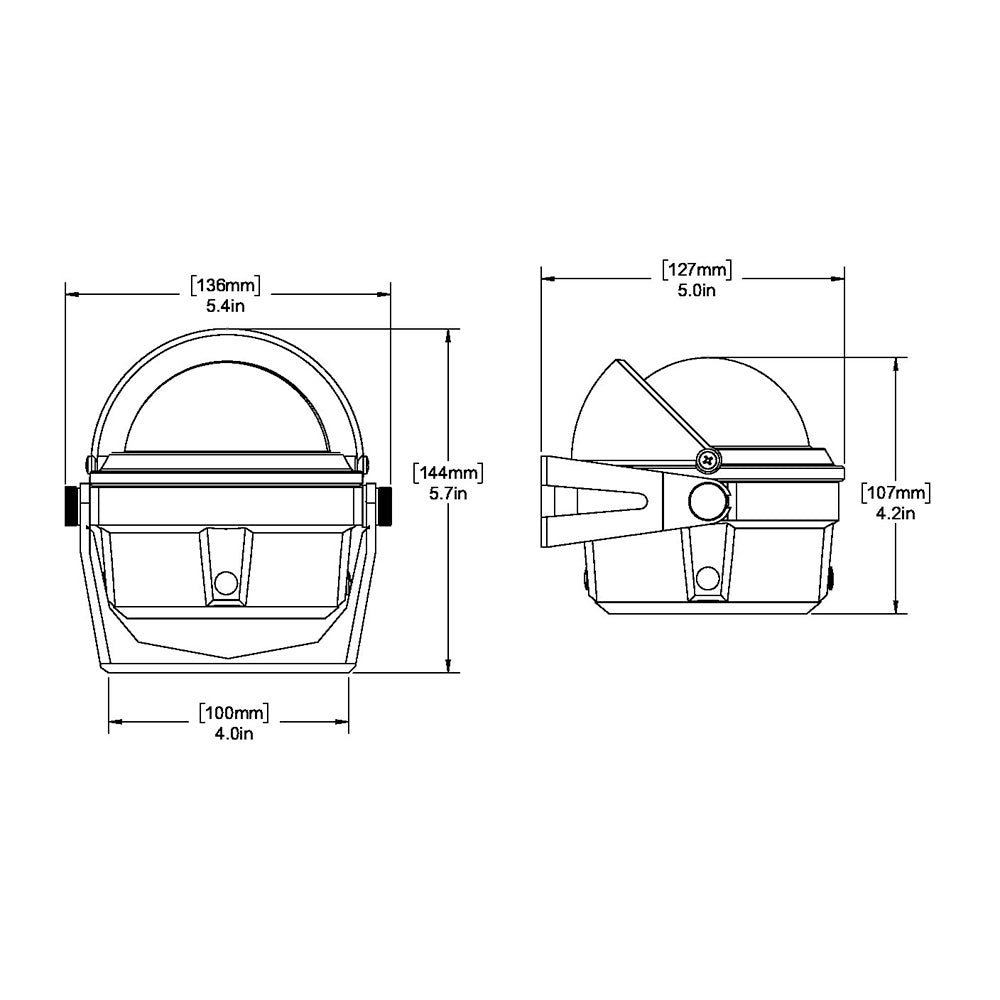 Ritchie B - 80 Voyager Compass - Bracket Mount - Black - Marine Parts OnlyMarine Navigation & InstrumentsRitchie
