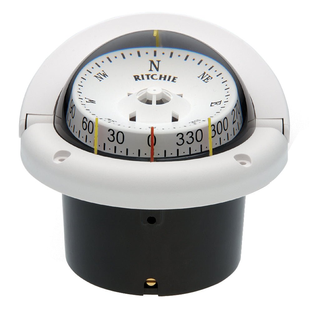 Ritchie HF - 743W Helmsman Compass - Flush Mount - White - Marine Parts OnlyMarine Navigation & InstrumentsRitchie