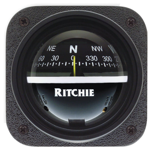 Ritchie V - 537 Explorer Compass - Bulkhead Mount - Black Dial - Marine Parts OnlyMarine Navigation & InstrumentsRitchie