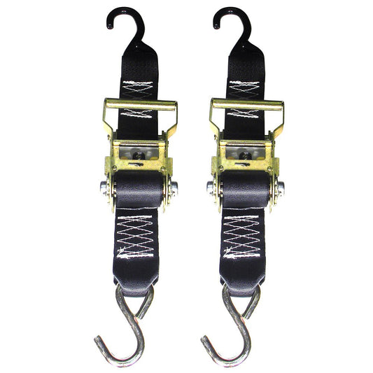 Rod Saver Heavy - Duty Ratchet Trailer Tie - Down - 2" x 3&39; - Pair - Marine Parts OnlyTraileringRod Saver