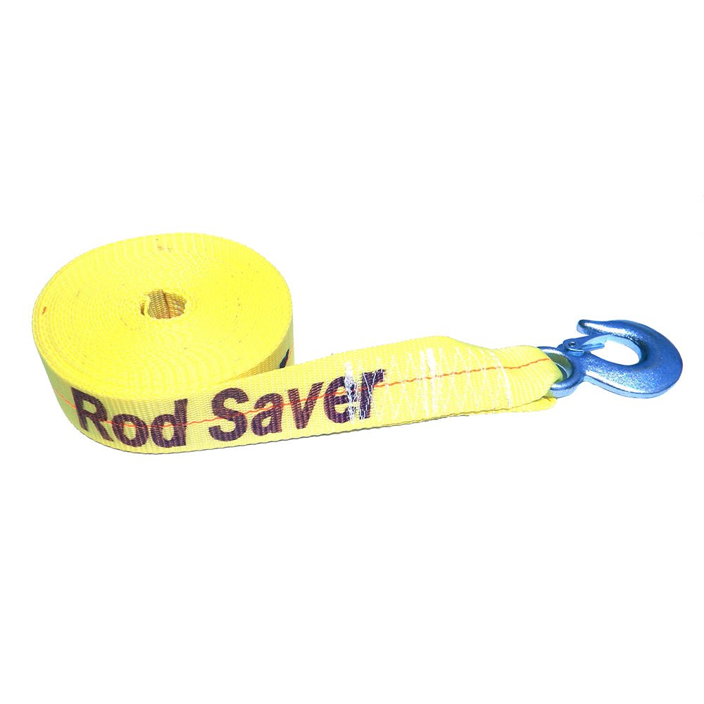 Rod Saver Heavy - Duty Winch Strap Replacement - Yellow - 2" x 25&39; - Marine Parts OnlyTraileringRod Saver
