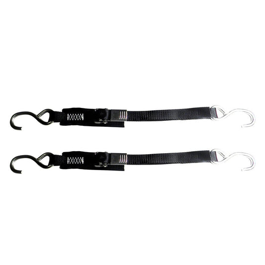 Rod Saver Stainless Steel Quick Release Transom Tie - Down - 1" x 4&39; - Pair - Marine Parts OnlyTraileringRod Saver