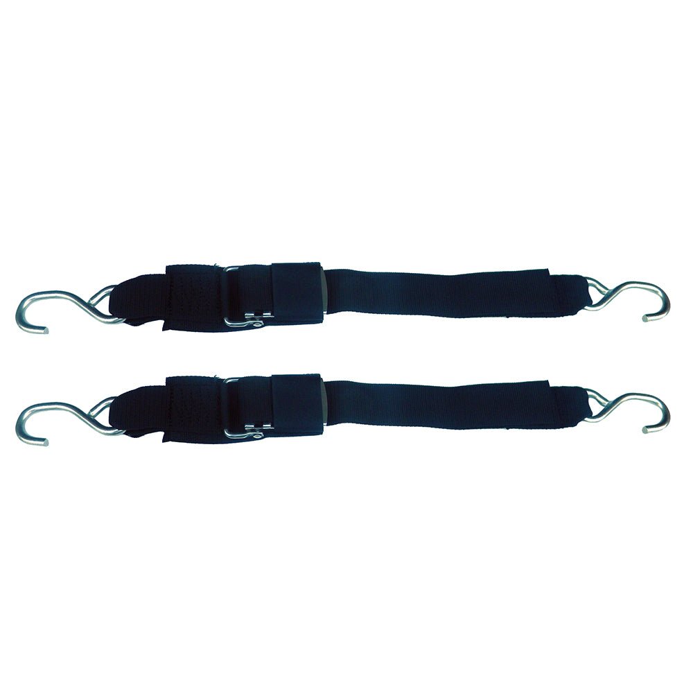 Rod Saver Stainless Steel Quick Release Transom Tie - Down - 2" x 4&39; - Pair - Marine Parts OnlyTraileringRod Saver