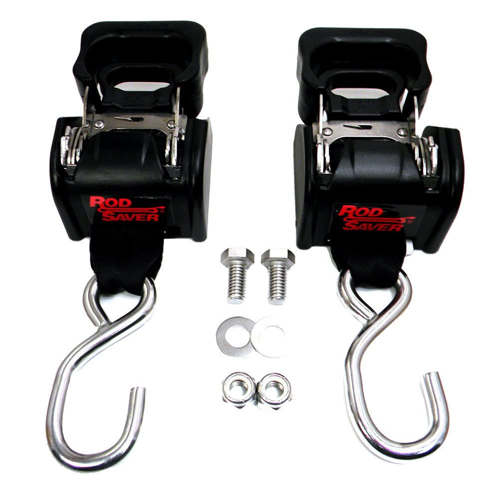 Rod Saver Stainless Steel Retractable Transom Tie - Down - 40" - Pair - Marine Parts OnlyTraileringRod Saver