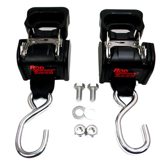 Rod Saver Stainless Steel Retractable Transom Tie - Down - 40" - Pair - Marine Parts OnlyTraileringRod Saver