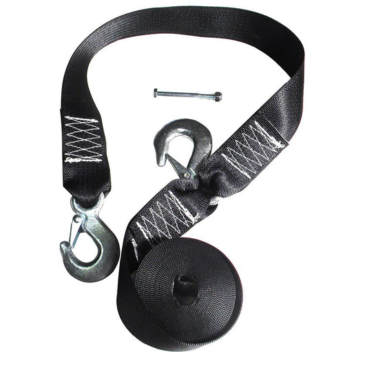 Rod Saver Winch Strap Replacement w/Safety Strap - 16&39; - Marine Parts OnlyTraileringRod Saver