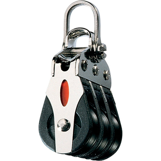 Ronstan Series 20 ball Bearing Block - Triple - 2 - Axis Shackle head - Marine Parts OnlySailingRonstan