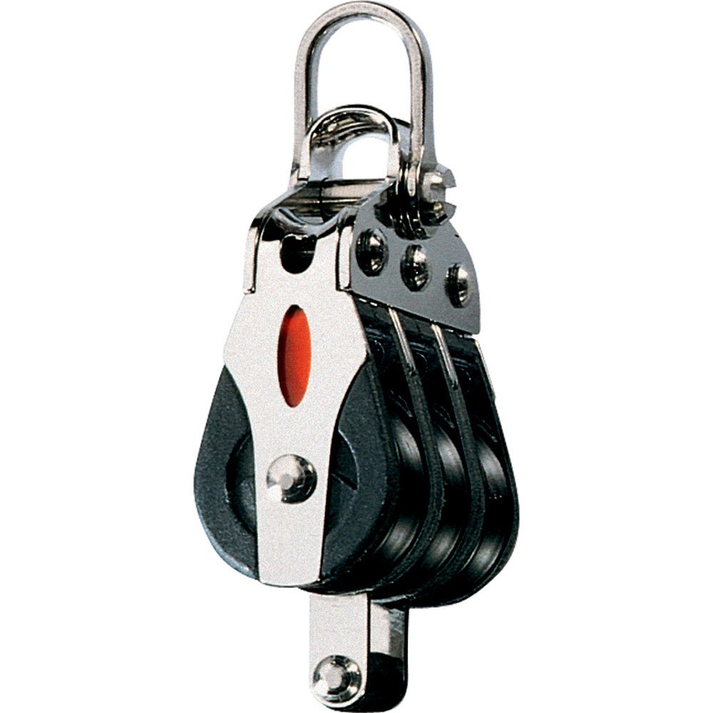 Ronstan Series 20 Ball Bearing Block - Triple - Becket - 2 - Axis Shackle Head - Marine Parts OnlySailingRonstan