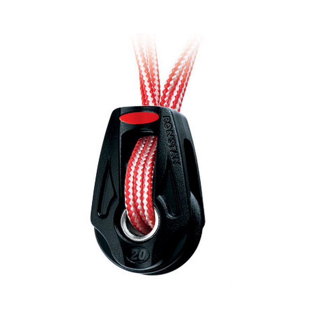 Ronstan Series 20 Ball Bearing Orbit Block - Single - Dyneema Lashing - Becket Option - Marine Parts OnlySailingRonstan
