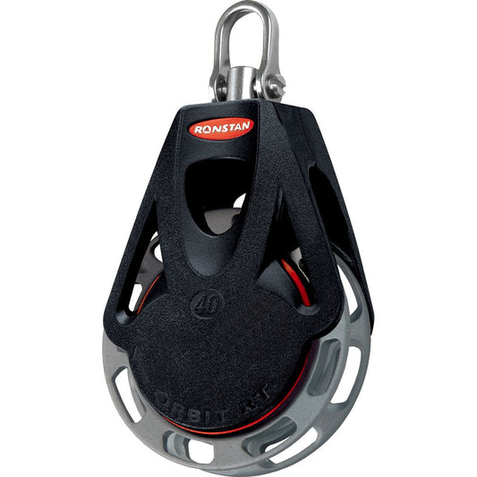Ronstan Series 40 Ratchet Orbit Block&153; - Single - Auto - Swivel Shackle Head - Marine Parts OnlySailingRonstan