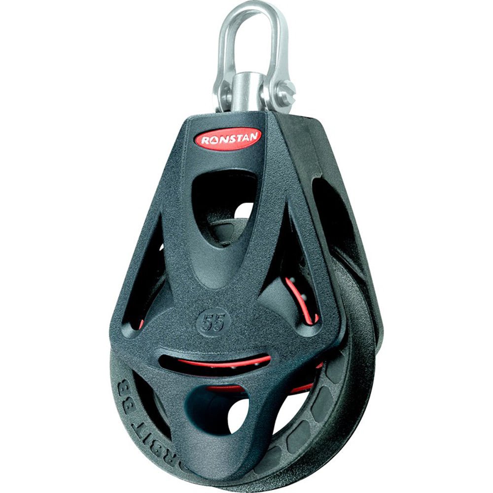 Ronstan Series 55 Ball Bearing Orbit Block&153; - Single - Becket - Swivel Head - Marine Parts OnlySailingRonstan