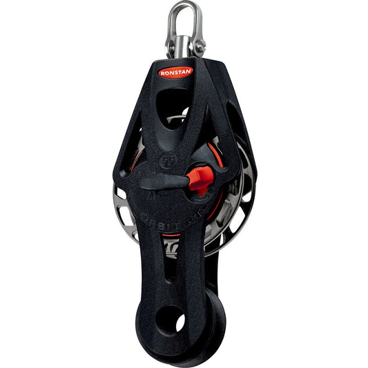 Ronstan Series 55 Ratchet Mount Orbit Block - Fiddle Becket Swivel - Marine Parts OnlySailingRonstan