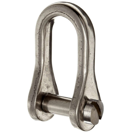Ronstan Standard Dee Slotted Pin Shackle - 3/16" Pin - 23/32"L x 13/32"W - Marine Parts OnlySailingRonstan