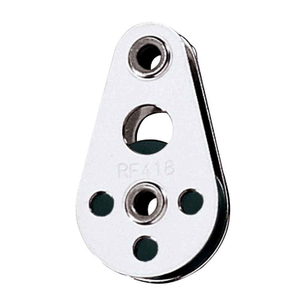 Ronstan Wire Block - Tubular Rivet Head w/Nylatron&reg; Sheave - 25mm (1") Sheave Diameter - Marine Parts OnlySailingRonstan
