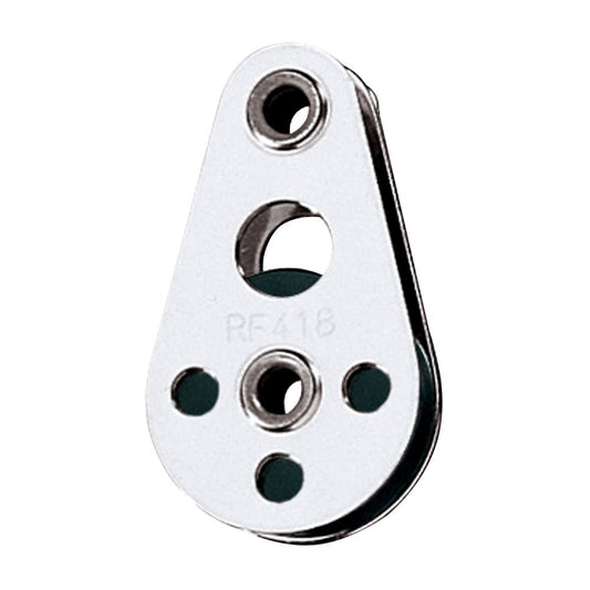 Ronstan Wire Block - Tubular Rivet Head w/Nylatron&reg; Sheave - 25mm (1") Sheave Diameter - Marine Parts OnlySailingRonstan