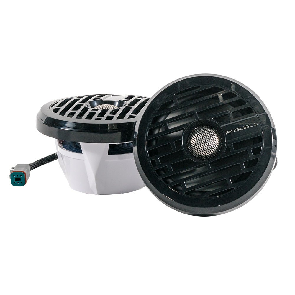 Roswell R1 6.5&rdquo; Marine Speakers - Black - 80W RMS &amp; 160W Peak Power - Marine Parts OnlyEntertainmentRoswell Marine