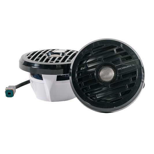 Roswell R1 6.5&rdquo; Marine Speakers - Black - 80W RMS &amp; 160W Peak Power - Marine Parts OnlyEntertainmentRoswell Marine
