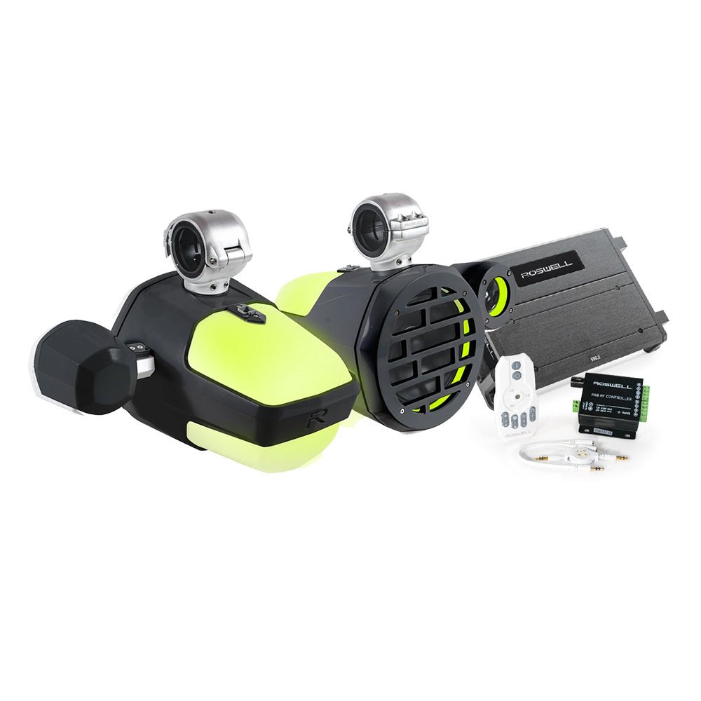 Roswell R1 Pro Marine Audio Package - Black - Marine Parts OnlyEntertainmentRoswell Marine