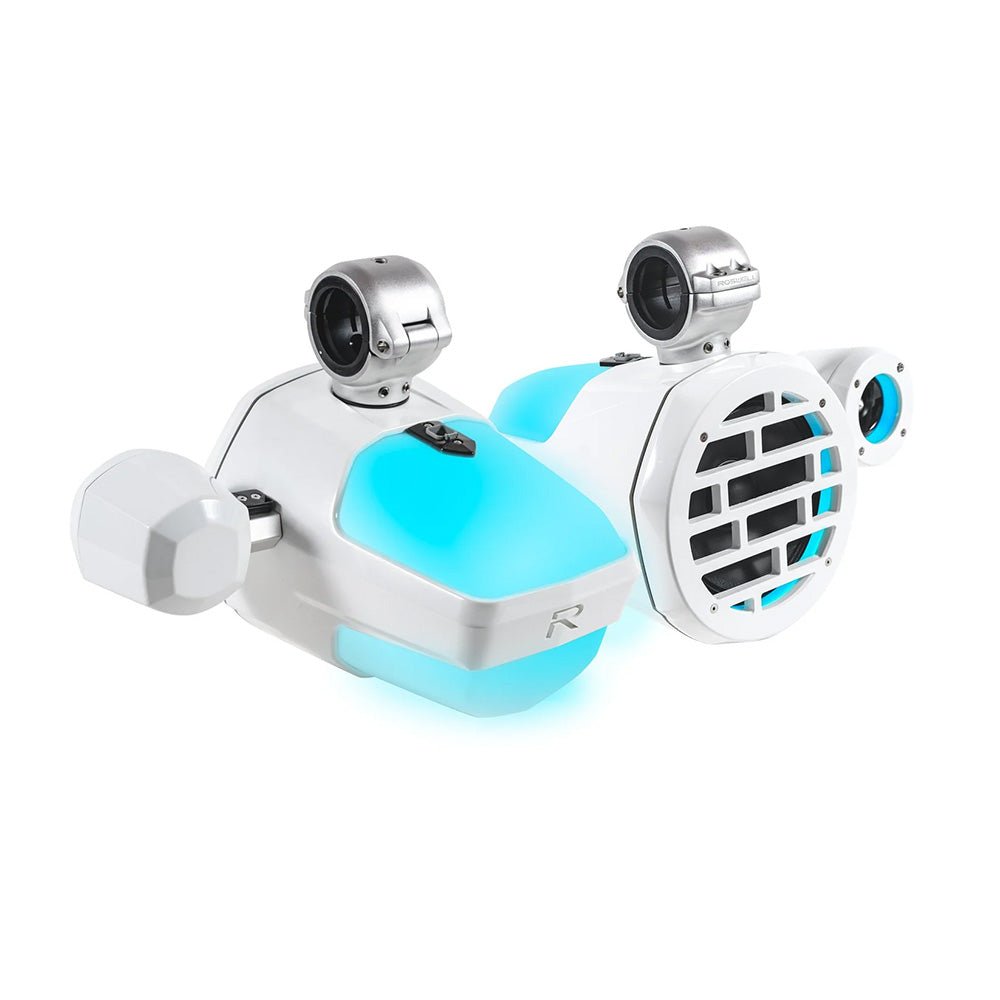 Roswell R1 Pro Tower Speakers - White - 200W RMS &amp; 400W Peak Power - Marine Parts OnlyEntertainmentRoswell Marine