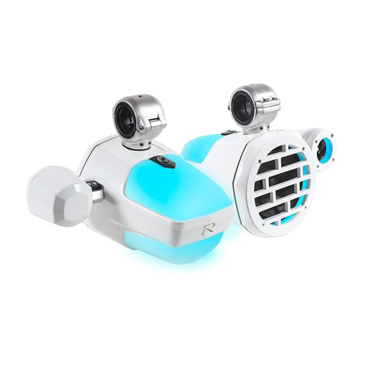 Roswell R1 Pro Tower Speakers - White - 200W RMS &amp; 400W Peak Power - Marine Parts OnlyEntertainmentRoswell Marine