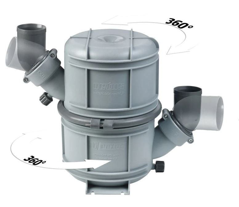 ROTATABLE WATERLOCK/MUFFLER TYPE NL - Marine Parts OnlyVETUS