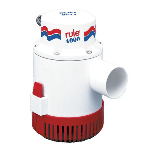 Rule 4000 Non - Automatic Bilge Pump - 12V - Marine Parts OnlyMarine Plumbing & VentilationRule