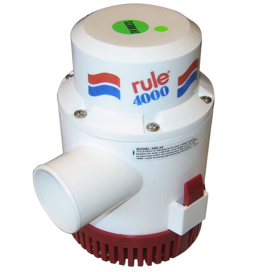 Rule 4000 Non - Automatic Bilge Pump - 24V - Marine Parts OnlyMarine Plumbing & VentilationRule