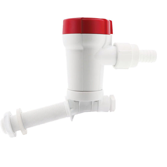 Rule 800 GPH Livewell Pump Angled Thru - Hull Inlet - Marine Parts OnlyMarine Plumbing & VentilationRule