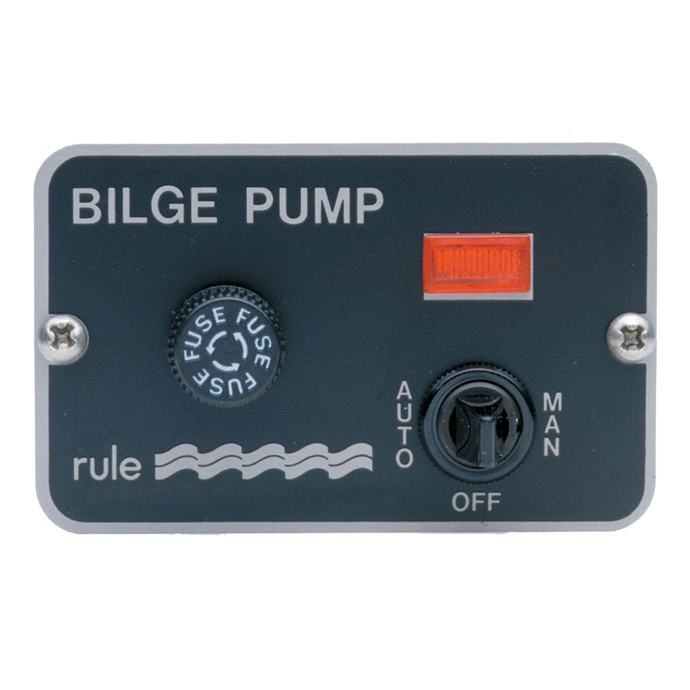Rule Deluxe 3 - Way Panel Lighted Switch - Marine Parts OnlyMarine Plumbing & VentilationRule