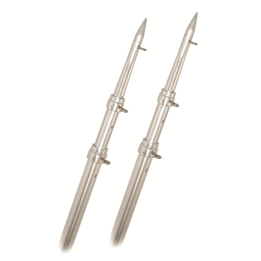 Rupp Top Gun Telescoping Outrigger Poles - Aluminum/Silver - 18' - Marine Parts OnlyHunting & FishingRupp Marine