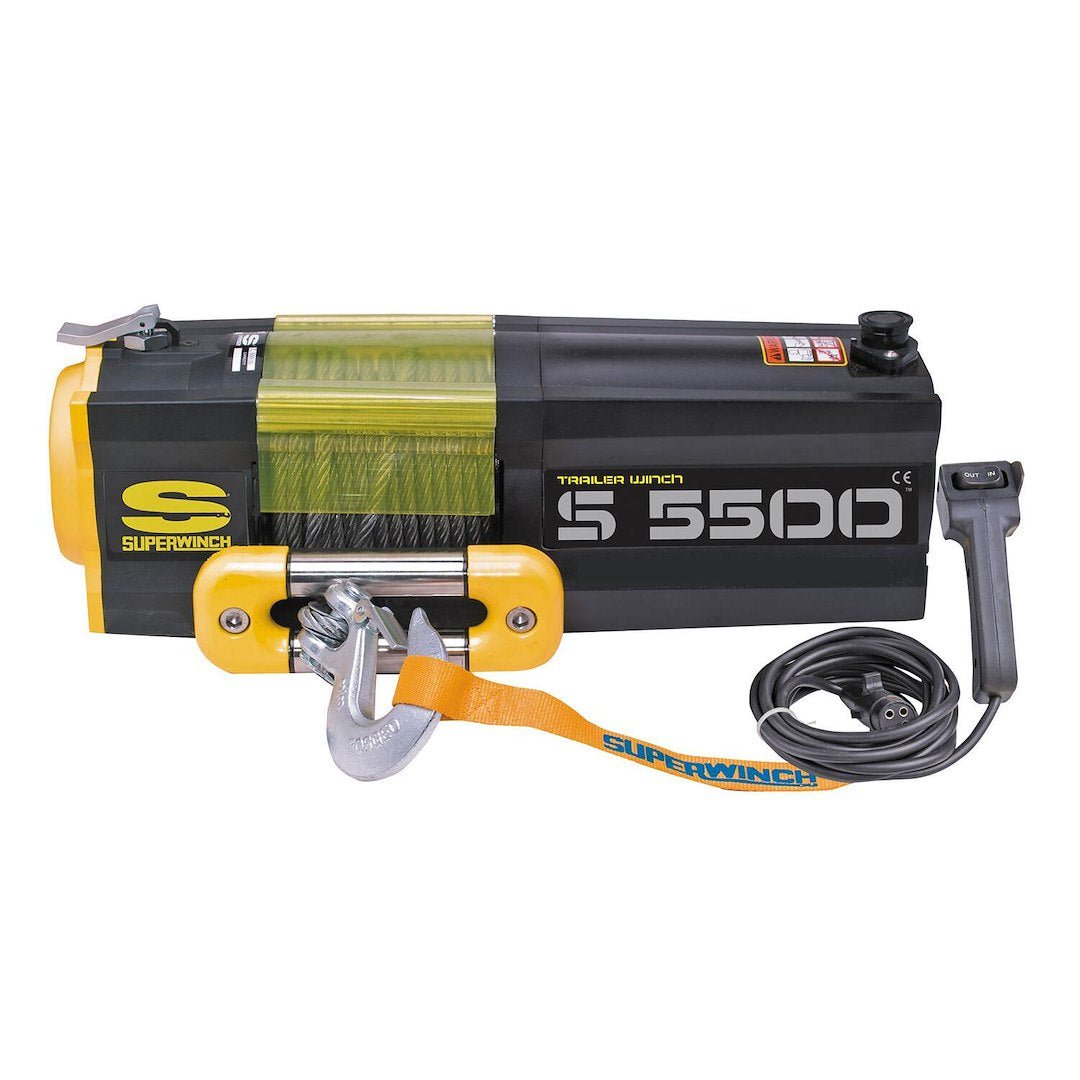 S5500 - WINCH W/STEEL ROPE - Marine Parts OnlySUPERWINCH