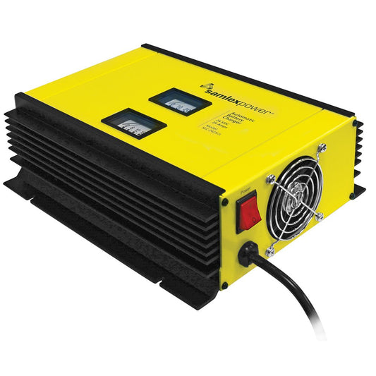 Samlex 25A Battery Charger - 24V - 2 - Bank - 3 - Stage w/Dip Switch &amp; Lugs - Includes Temp Sensor - Marine Parts OnlyElectricalSamlex America
