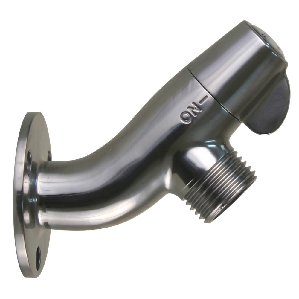 Scandvik Ceramic Angled Washdown Valve - SS Spigot - Marine Parts OnlyMarine Plumbing & VentilationScandvik