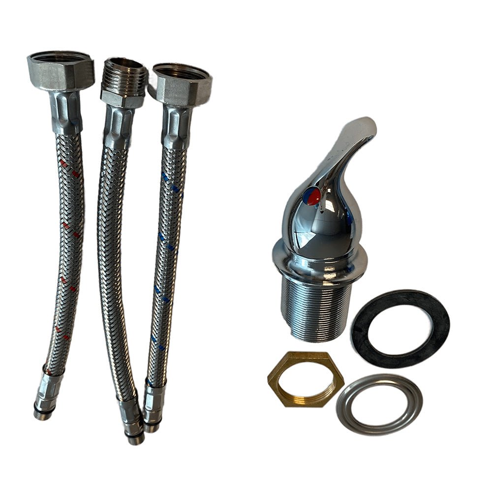 Scandvik Chrome Compact Shower Control Mixer - Single Lever - Marine Parts OnlyMarine Plumbing & VentilationScandvik