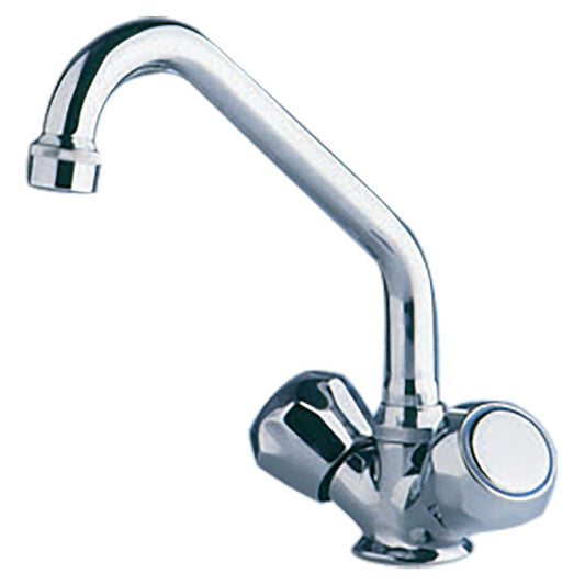 Scandvik Chrome Galley Mixer w/Swivel Spout - Marine Parts OnlyMarine Plumbing & VentilationScandvik