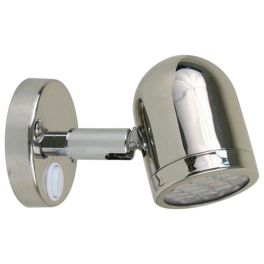 Scandvik LED 304 Stainless Steel LED Reading Light - 8 - 30V - Marine Parts OnlyLightingScandvik