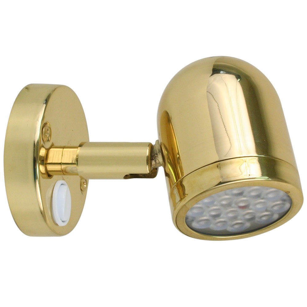 Scandvik LED Brass Reading Light - 10 - 30V - Marine Parts OnlyLightingScandvik