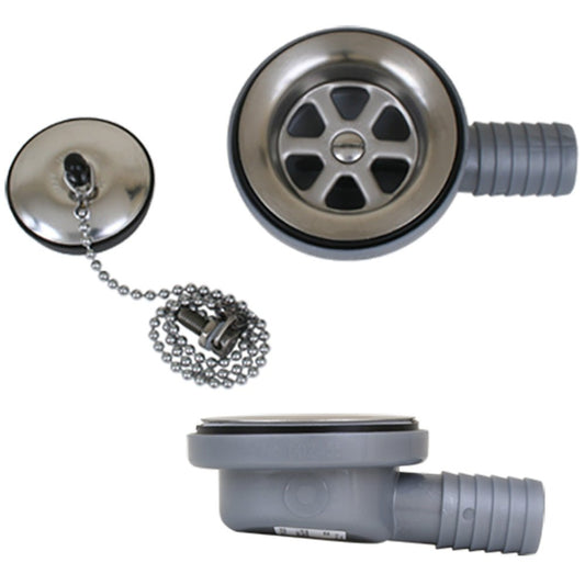 Scandvik Low Profile Drain Stopper - 1" Outlet - Marine Parts OnlyMarine Plumbing & VentilationScandvik