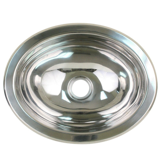 Scandvik Polished SS Oval Sink - 13.25" x 10.5" - Marine Parts OnlyMarine Plumbing & VentilationScandvik